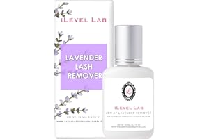 Gel Remover for Professional Eyelash Extensions by iLevel Lab 15ml - Dissolves Powerful Lash Glue - Low Irritation Eyelash Adhesive Remover for Sensitive Skin (Lavender Scented)