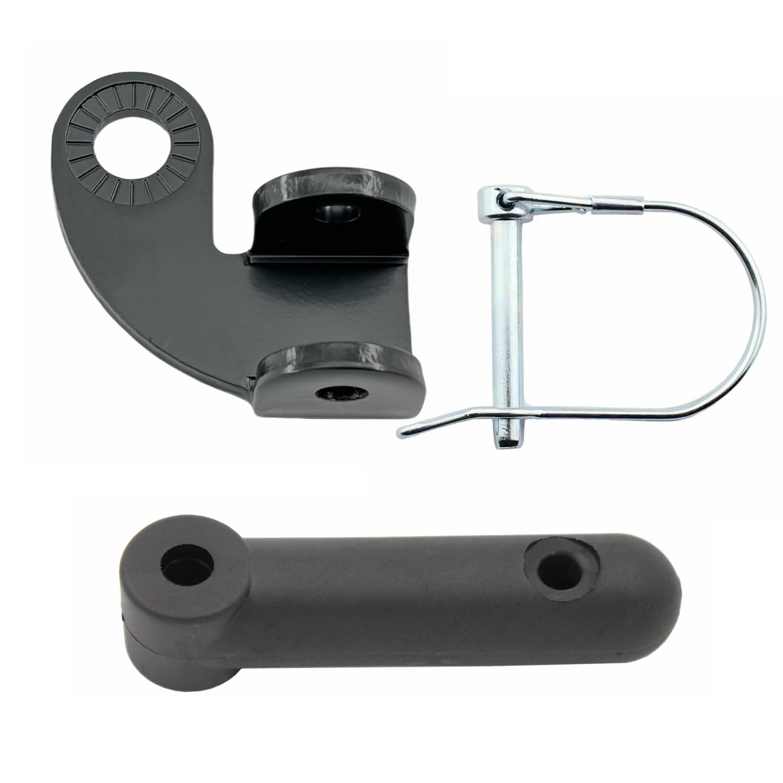 Photo 1 of Bicycle Trailer Hitch Coupler Attachment and Flex Connector Kit for Burley Bike Trailers Compatible with Disc Brake and 12mm Thru Axle (Hitch and Connector for Square Tow bar)