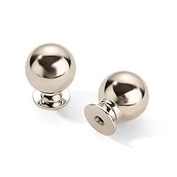 CABDM 10 Pack 1 Inch Vintage Ball Polished Nickel