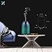 TaoTronics TT-AD008 Diffuser, Essential Oil Diffuser with Elegant 3D Glass, Compact 6.76 oz/200 mL Aroma Diffuser, Humidifier for Kids, Comes with 2 Glass Covers, Extra Silver Shade for Free