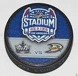 2014 Stadium Series Dueling NHL Souvenir Puck - Ducks vs. Kings by Sherwood