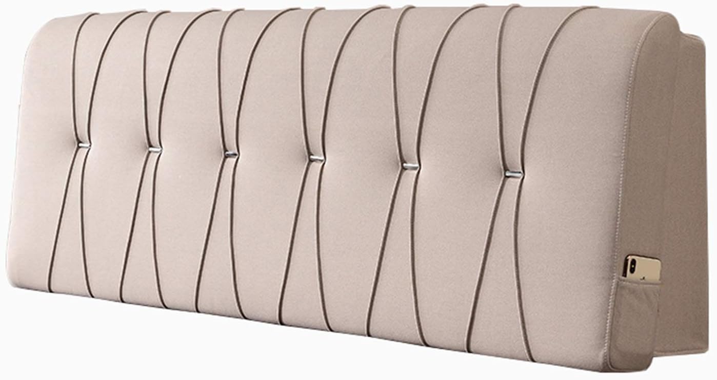 JUNLIANG Headboard Bed Backrest Cushion, Wearresistant Skinfriendly
