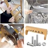 Lemiyoo M8 Stainless Steel Hex Bolts Nuts Assortment 80pc Silver Machine Screws view 7