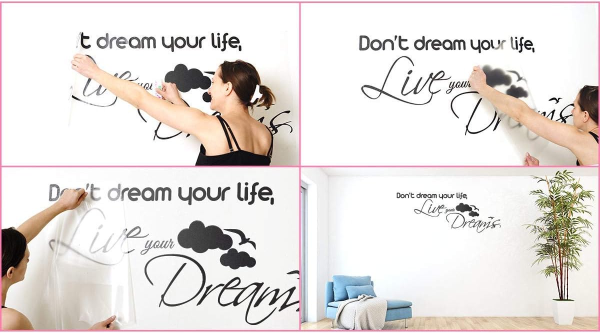 Ambiance Sticker s Wall Sticker City Sign 100 x 55 cm Black, 100 x 55cm - Image 4