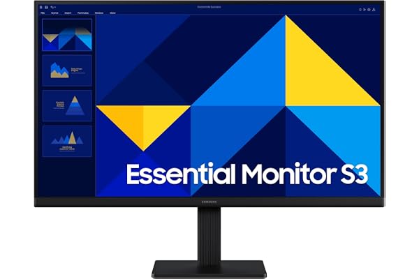 Samsung 24-inch FHD Flat Screen IPS Panel 5ms 100Hz Monitor with Eye-Saver Mode & Super Slim Design (LS24D300GANXZA) - [Canad