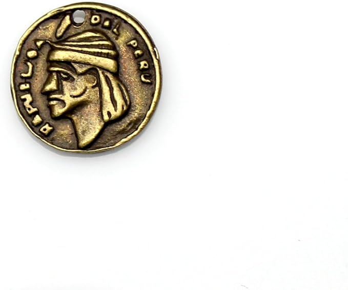 Amazon 万事屋ミュージアム アラビアン メダル コイン 人物 男 ハンドメイド パーツ 金古美 アンティーク チャーム 手芸 材料 金属 チャーム アクセサリートップ 通販