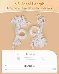 Uniclife 1000 Pcs Hang Tag Strings 6.5 Inch Price
