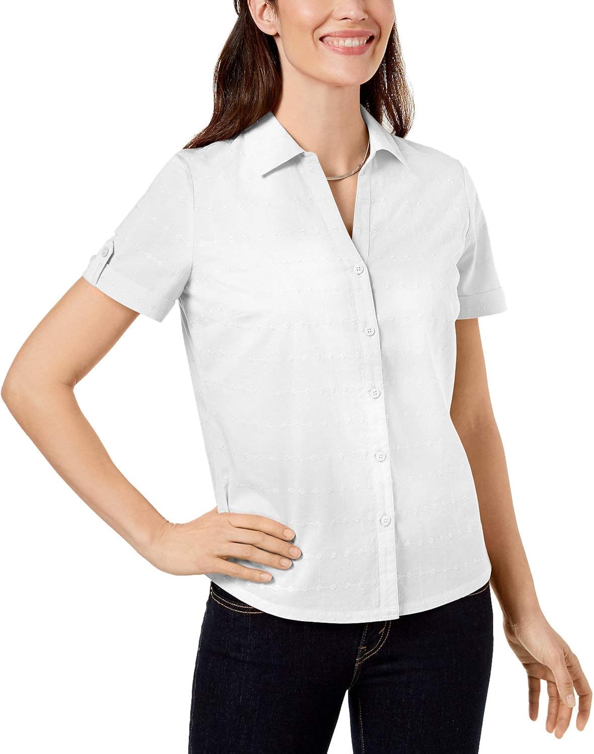 karen scott denim dress