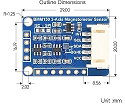 waveshare BMM150 3-axis Magnetometer
