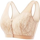 Sibrawom Seamless Mastectomy Bra for Women Breast Prosthesis with Pockets Everyday Bra Women