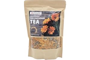 HNZYLDY Golden Chrysanthemum Tea, Loose Leaf Floral Tea,Caffeine-Free with Light Fragrant Notes & Smooth Taste Dried Whole Blossoms for tea Brewing or Cooking