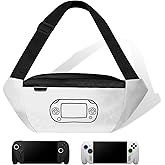sarlar Carrying Case Compitable with ASUS ROG Xbox Ally/Xbox Ally X, Premium PU Leather Waterproof with 3 Storage Compartments, Sling Crossbody Bag Portable Travel for Console and Accessories