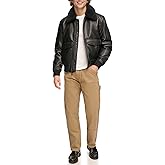 Tommy Hilfiger Men's Faux Leather Bomber Jacket