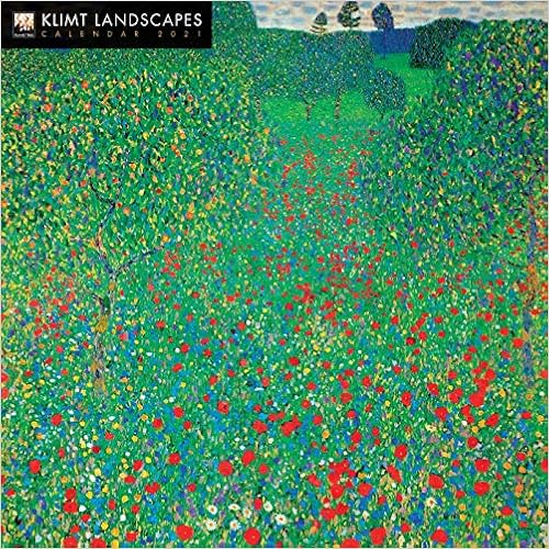 Klimt Landscapes 2021 Calendar Flame Tree Studio livre Elyes