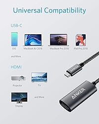 Anker USB C to HDMI Adapter (@60Hz), 310 USB-C