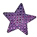 YPS Disposable Adhesive Pasties Sexy Nipple Cover Breast Petals Bra Multi Colors (10 Pairs Star Glitter-Purple)
