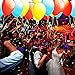 Kadron LED Light Up Balloons Blinking Party Balloons– Fill able with Helium, Air-for Birthday,Wedding,and all Parties--27pcs+20m Ribbons Free