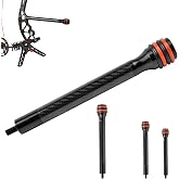 FENJANER 6"/8"/10"/12" Archery Bow Stabilizer Carbon Fiber Body | Aluminum damper module, vibration suppression, weighted stack, fits compound &amp; recurve bows, hunting, target