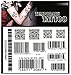 SYZ Beauty Waterproof Temporary Tattoos Barcode Pattern QR Code Pattern Tattoos