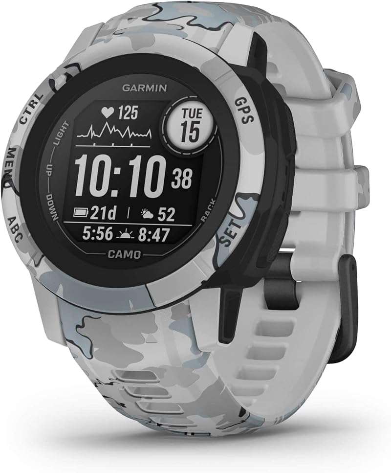 Garmin Instinct 2S Camo Edition Rugged GPS Smartwatch Mist Camo Renewed