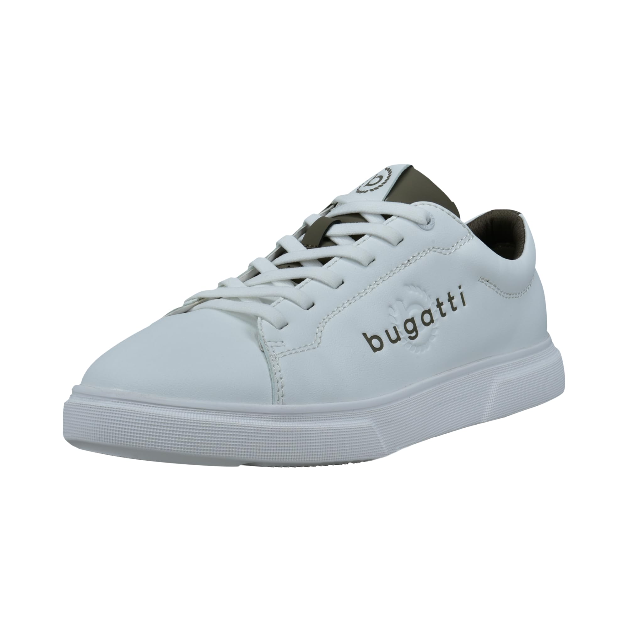 bugatti man Herren Low-Top Sneaker, Männer Sneaker,Halbschuhe,straßenschuhe,Strassenschuhe,Sportschuhe,Freizeitschuhe,White (2000),45 EU/EU UK