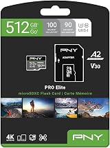 PNY U3 Pro Elite MicroSD Card 512GB P-SDUX512U3100PRO-GE view 7
