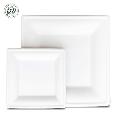 Amazon.com: Bhona Supplies – Platos de papel cuadrados ...