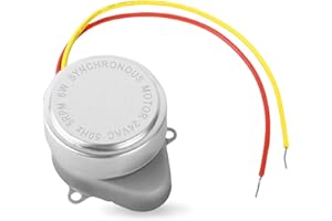 ECHASL 802360JA Zone Valve Motor Replacement, Fits Honeywell V8043/V8044 Solenoid, 24V, 50/60Hz, 5W, 6/5 RPM, Silver