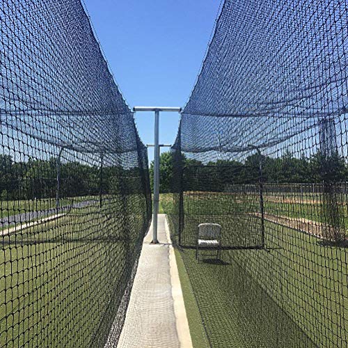 Aoneky Polyethylene 10x10x35ft Twisted Knotted Baseball Batting Cage