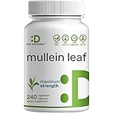 Mullein Leaf Extract 20,000mg, 240 Veggie Capsules – 4 Month Supply – Non-GMO, Vegan