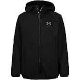 Under Armour boys Sim Softshell Hooded Jacket, Full Zipper Closure, Lightweight & Water-resistant