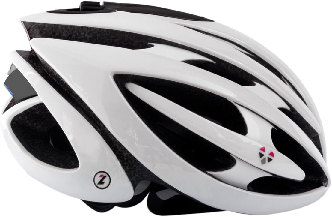 LifeBEAM Smart Helmet with Integrated Heart Rate Monitor - Dual Connectivity White