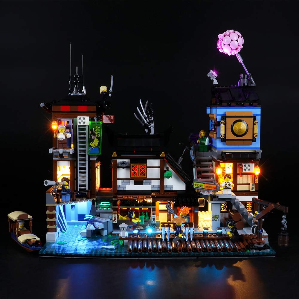 lego ninjago city and docks