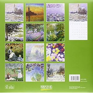 Claude Monet 2016. Broschürenkalender