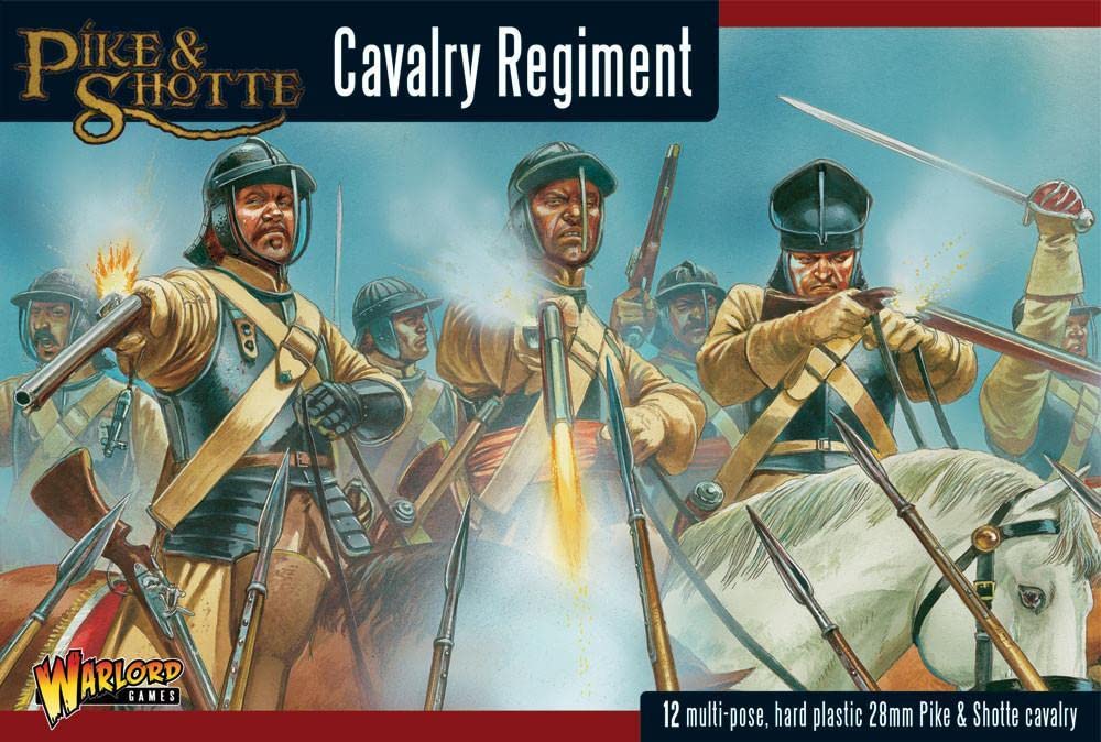 Warlord Games Pike & Shotte Cavalry Regiment Highly Detailed Pike & Shotte Era Miniatures for Table-top Wargaming.