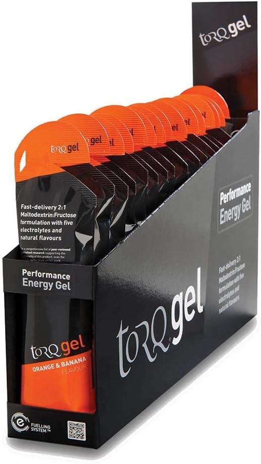 TORQ Running Gels with Electrolytes - 2:1 Maltodextrin: Fructose for Endurance Sports & Optimal Performance