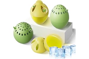 Gresource 2 in 1 Refrigerator Deodorizer, Natural and Long-Lasting Odor Eliminator for Both Freezing and Refrigerating Compartments Air Freshener for Kitchen, Shoe Cabinet, Pet Areas (4 Pack)