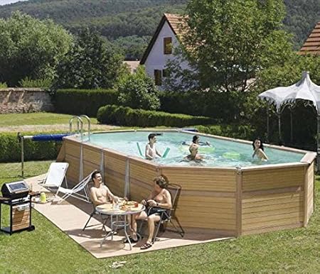 Zodiac Azteck Maxiwood Oval Wooden Pool 4m X 88m Amazoncouk