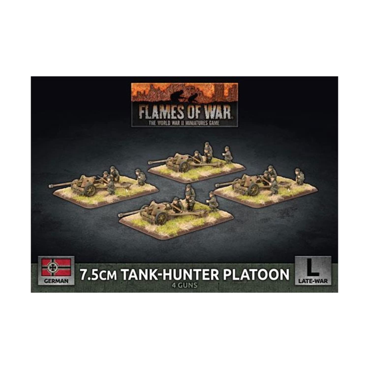 Flames of War: Late War: German: 7.5cm Tank Hunter Platoon (GBX148)