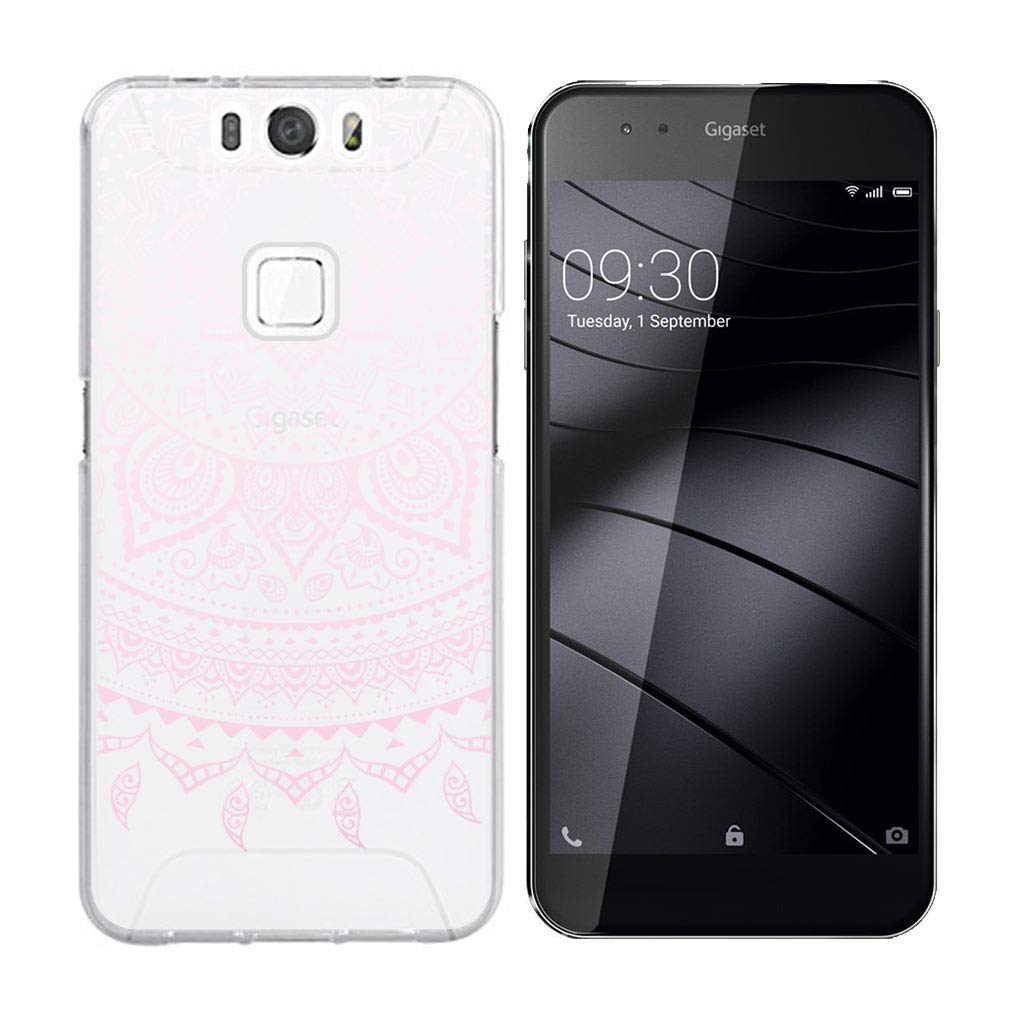 HHUAN Case for Gigaset Me GS55-6 Semi-Transparent Case Thin Soft Silicone Cooler Panda Shockproof Mobile Phone Case Bumper TPU Protective Cover for Gigaset Me GS55-6 (5.0 Inches)