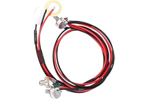 SPYMINNPOO Piezo Contact Microphone Pickup, 6.35mm Piezo Contact Pickup with Volume and Tone Control for Folk Guitars Mandoli