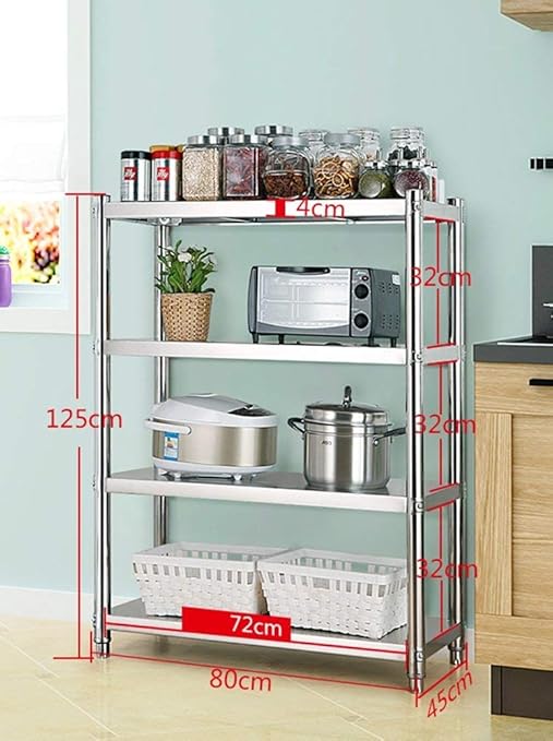 LXDDP Rack Almacenamiento, electrodomésticos Cocina para Horno ...