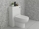 VeeBath Sphinx Back to Wall Toilet Unit 600mm High Gloss White MDF view 4