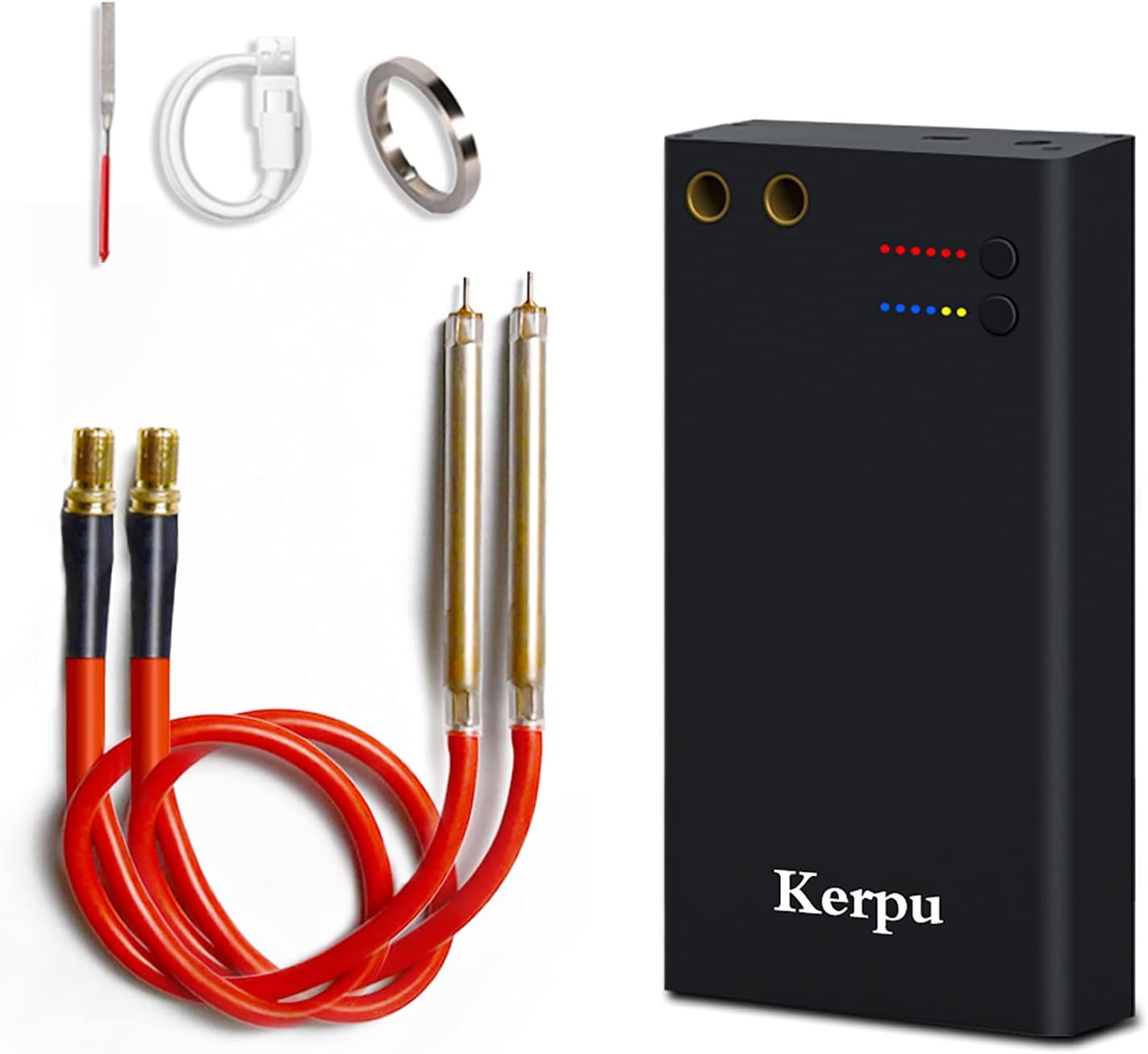 Upgraded Enhanced Rechargeable Portable Spot Welder Machine 6 Gear Adjustable Mini Small Battery Spot Welder DIY Spot Welding Nickel Strip and 18650 Battery Type-C Fast Charging 5M Nickel Strips - - 