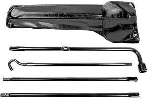 Reeauto Spare Tire Tool Kit with Spare Tire Jack Handle and Wheel Lug Wrench Compatible with 2004 to 2018 Ford F150