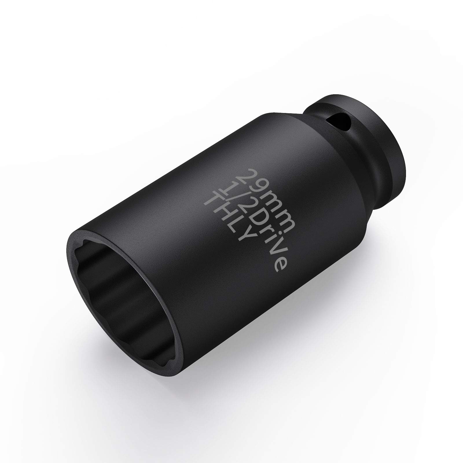29mm Socket 1/2 Drive, 1/2 Inch Impact Drive 12-Point Deep Axle Nut Socket Set Metric, CR-MO for Easy Removal of Axle Shaft Nuts (29MM)