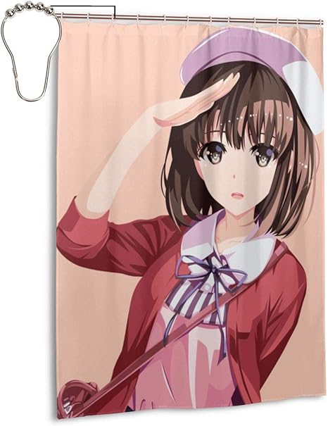 Amazon Co Jp 輸入 冴えない彼女の育てかた 加藤恵1 おしゃれ シンプル シャワーカーテン 浴室カーテン 布地 防水防カビ加工 多機能カーテン 目隠し 間仕切り 3d遮光 バスカーテン バス用品 取付簡単 カスタマイズが可能 ホーム キッチン