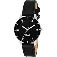 Family Occasion Enterprise Black Plane dial Leather Belt Watch gor Girls