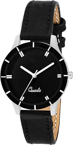 Shree Enterprise Black Quartz Analogue Watch | Combination of Black & White in Dial | New Collection | Great Black...