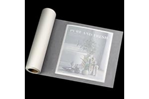 CATEPHE Tracing Paper Roll, 12 Inches x 50 Yards Translucent Artists Sketching Trace Paper Pads, Vellum Paper Jackets Clear Carbon Drafting Paper for Trace Images, Pencil Sketching, Bag Shoe Fillers